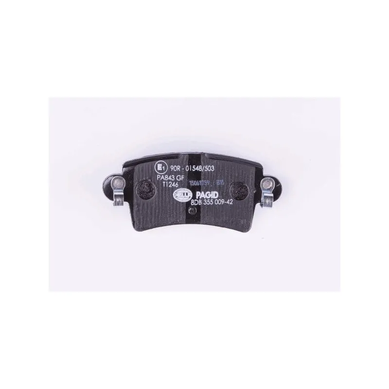 Jeu de 4 plaquettes de frein arrière HELLA 8DB 355 009-421 - Visuel 2