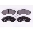 Jeu de 4 plaquettes de frein avant HELLA [8DB 355 009-461]