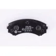 HELLA 8DB 355 009-461 - Jeu de 4 plaquettes de frein avant