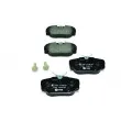 HELLA 8DB 355 009-541 - Jeu de 4 plaquettes de frein arrière