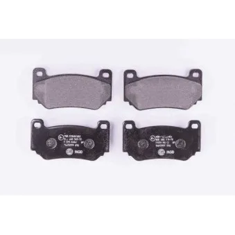 Jeu de 4 plaquettes de frein avant HELLA OEM SFP000310