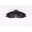HELLA 8DB 355 009-751 - Jeu de 4 plaquettes de frein avant