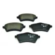 Jeu de 4 plaquettes de frein avant HELLA [8DB 355 009-761]