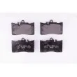 Jeu de 4 plaquettes de frein avant HELLA [8DB 355 009-861]