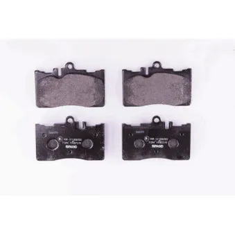 Jeu de 4 plaquettes de frein avant HELLA OEM 044650W06000