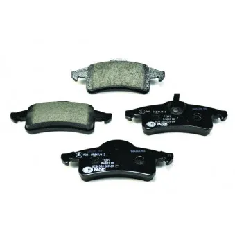 Jeu de 4 plaquettes de frein arrière HELLA 8DB 355 009-891 pour JEEP CHEROKEE 4.0 i - 185cv