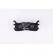 HELLA 8DB 355 009-911 - Jeu de 4 plaquettes de frein arrière