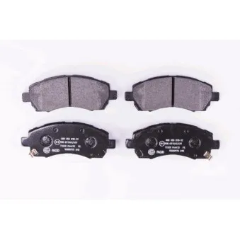 Jeu de 4 plaquettes de frein avant HELLA 8DB 355 010-121 pour SUBARU LEGACY 2.0 i 4WD - 116cv