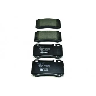 Jeu de 4 plaquettes de frein arrière HELLA OEM A0054206720