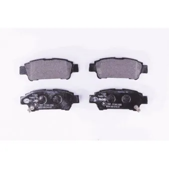 Jeu de 4 plaquettes de frein arrière HELLA OEM 0446628080