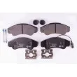 HELLA 8DB 355 010-401 - Jeu de 4 plaquettes de frein avant