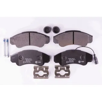 Jeu de 4 plaquettes de frein avant HELLA OEM 4254C2