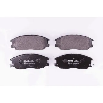 Jeu de 4 plaquettes de frein avant HELLA 8DB 355 010-451 pour LADA SAGONA 2.5 CRDi - 140cv