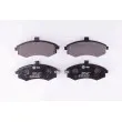 Jeu de 4 plaquettes de frein avant HELLA [8DB 355 010-481]