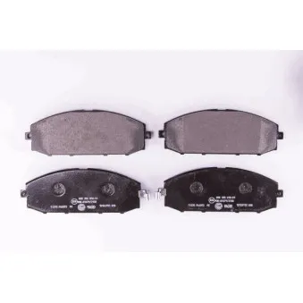 Jeu de 4 plaquettes de frein avant HELLA OEM D1060VS21A