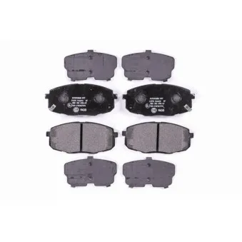 Jeu de 4 plaquettes de frein avant HELLA OEM 581011HA00
