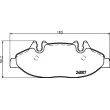 HELLA 8DB 355 010-651 - Jeu de 4 plaquettes de frein avant