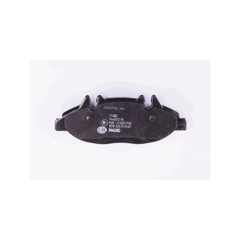 Jeu de 4 plaquettes de frein avant HELLA 8DB 355 010-651 - Visuel 2