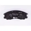 HELLA 8DB 355 010-821 - Jeu de 4 plaquettes de frein avant