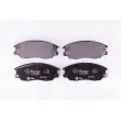 HELLA 8DB 355 010-861 - Jeu de 4 plaquettes de frein avant