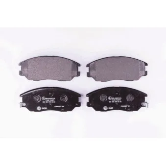 Jeu de 4 plaquettes de frein avant HELLA OEM 581013BA01