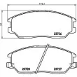 HELLA 8DB 355 010-861 - Jeu de 4 plaquettes de frein avant