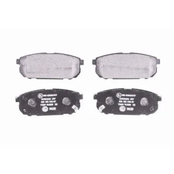Jeu de 4 plaquettes de frein arrière HELLA OEM 583023ED01