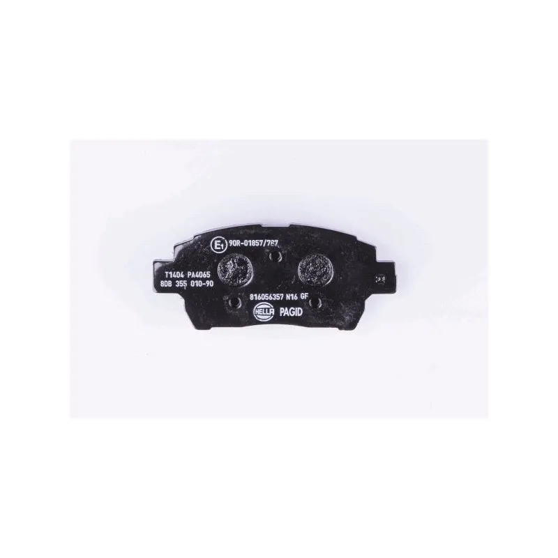 Jeu de 4 plaquettes de frein avant HELLA 8DB 355 010-901 - Visuel 2