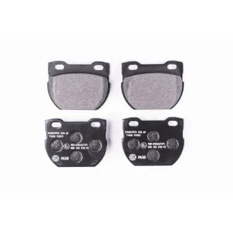 Jeu de 4 plaquettes de frein arrière HELLA OEM SFP000250