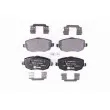 Jeu de 4 plaquettes de frein avant HELLA [8DB 355 011-221]