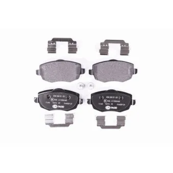 Jeu de 4 plaquettes de frein avant HELLA OEM 71772536