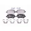 HELLA 8DB 355 011-361 - Jeu de 4 plaquettes de frein arrière