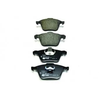 Jeu de 4 plaquettes de frein avant HELLA OEM 274285