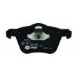 HELLA 8DB 355 011-571 - Jeu de 4 plaquettes de frein avant