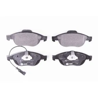 Jeu de 4 plaquettes de frein avant HELLA OEM 9948887