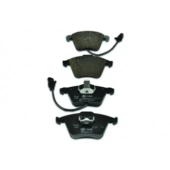 Jeu de 4 plaquettes de frein avant HELLA OEM 4F0698151K