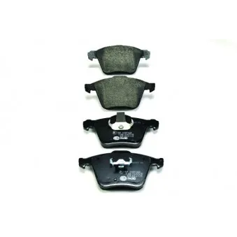 Jeu de 4 plaquettes de frein avant HELLA OEM 101660439