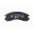 HELLA 8DB 355 011-751 - Jeu de 4 plaquettes de frein avant