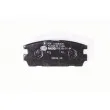 HELLA 8DB 355 011-841 - Jeu de 4 plaquettes de frein arrière