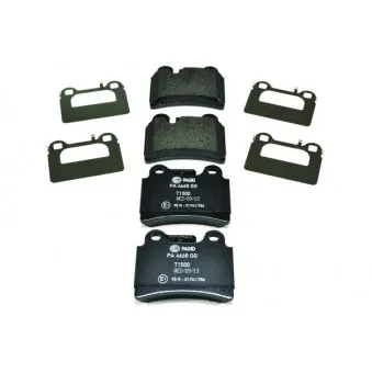 Jeu de 4 plaquettes de frein arrière HELLA OEM 7L6698451B