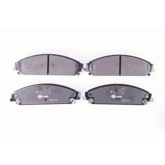 Jeu de 4 plaquettes de frein avant HELLA OEM K05142558AB