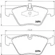 HELLA 8DB 355 011-941 - Jeu de 4 plaquettes de frein avant