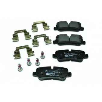 Jeu de 4 plaquettes de frein arrière HELLA OEM SFP500022
