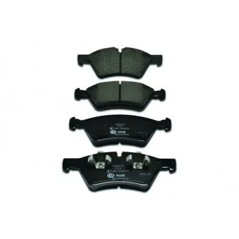 Jeu de 4 plaquettes de frein avant HELLA OEM A1644202220