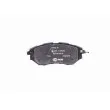 HELLA 8DB 355 012-031 - Jeu de 4 plaquettes de frein avant