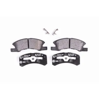Jeu de 4 plaquettes de frein avant HELLA OEM MR527128