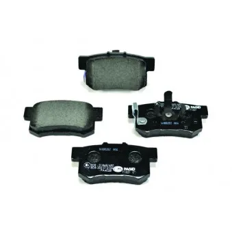 Jeu de 4 plaquettes de frein arrière HELLA OEM 43022T2MT00