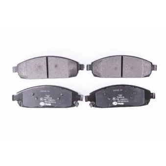Jeu de 4 plaquettes de frein avant HELLA OEM 05080868AA