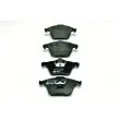 HELLA 8DB 355 012-281 - Jeu de 4 plaquettes de frein avant