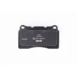 HELLA 8DB 355 012-291 - Jeu de 4 plaquettes de frein avant